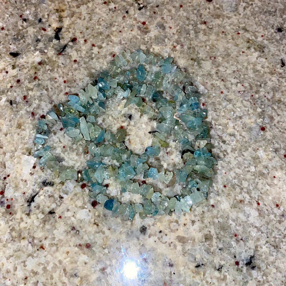 Aquamarine necklace